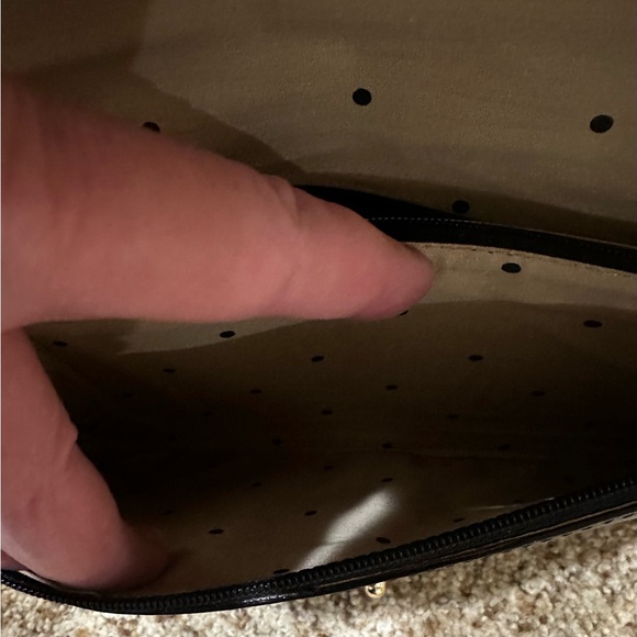 Kate Spade Black Shoulder Bag with Gold Accent - Picture 7 of 7